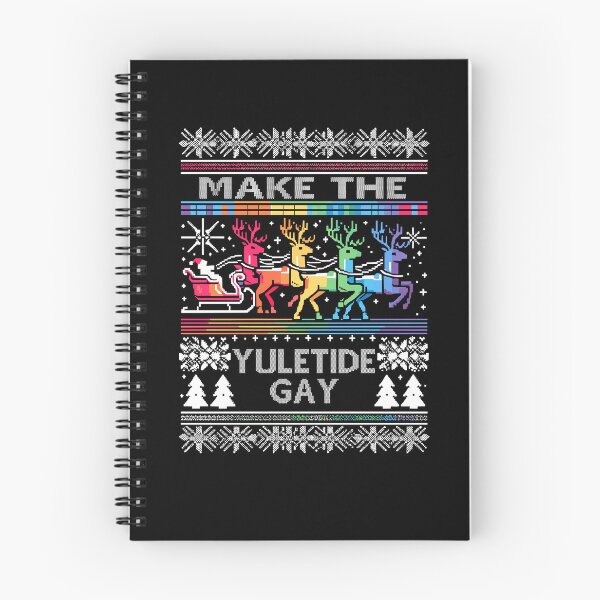 Item preview, Ugly Christmas LGBTQ Pride Santa Claus Make Yuletide Gay designed and sold by Dressed For  Duty.
