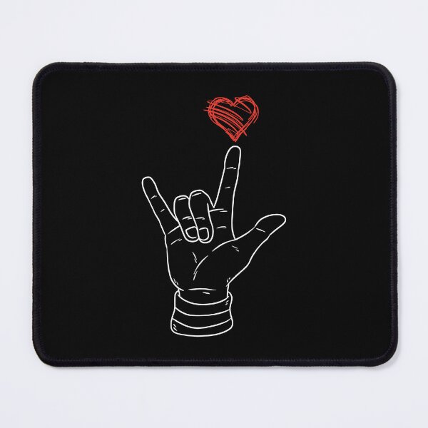Item preview, Valentines Day I Love You Hand Sign ASL Heart designed and sold by Blok45.
