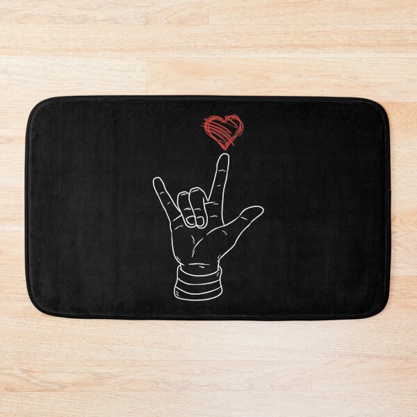 Item preview, Valentines Day I Love You Hand Sign ASL Heart designed and sold by Blok45.