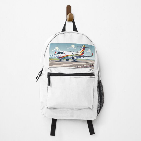 Item preview, Cartoon Airplane on the Runway - Fun Aviation Art designed and sold by EMaviation_.