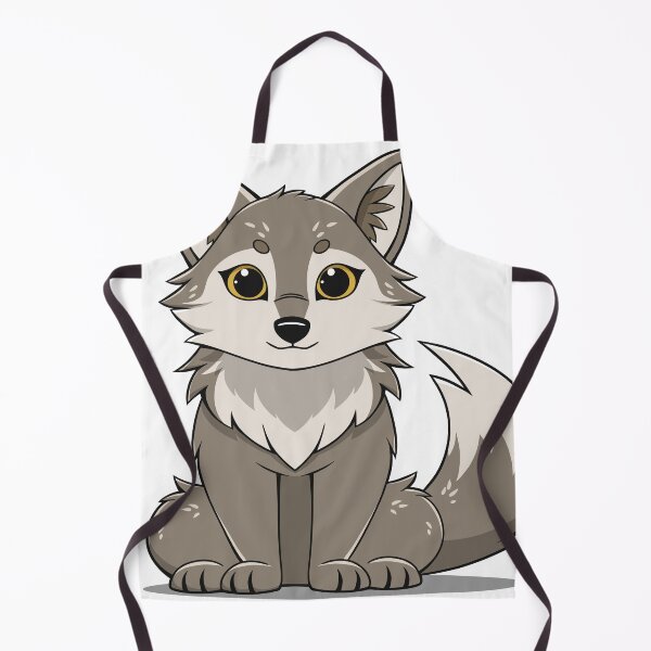 Item preview, Cute Chi-bi Wolf designed and sold by JonnyDoodles.