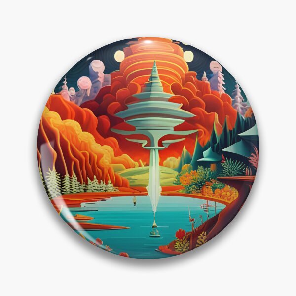 Item preview, Surreal Alien Lanscape designed and sold by stine1.