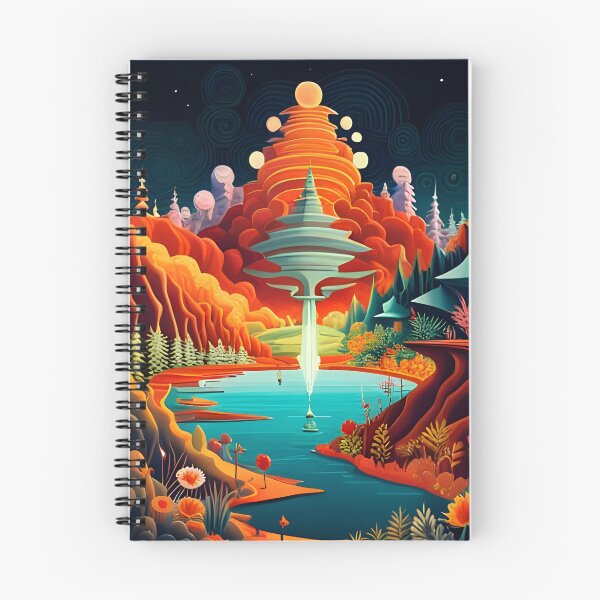Item preview, Surreal Alien Lanscape designed and sold by stine1.