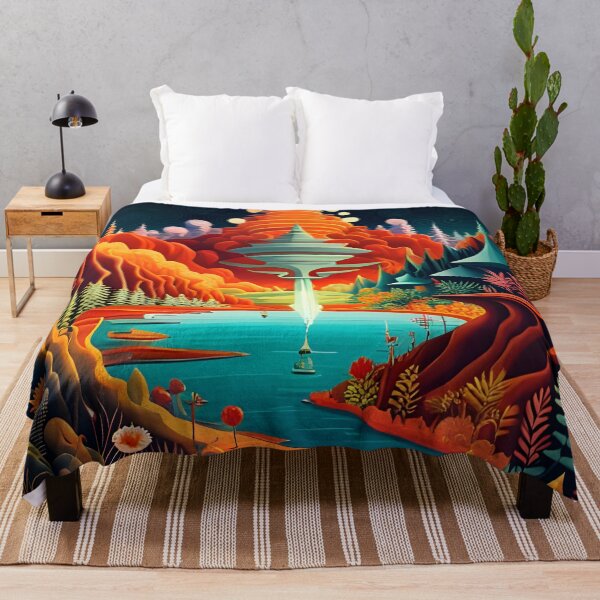 Item preview, Surreal Alien Lanscape designed and sold by stine1.