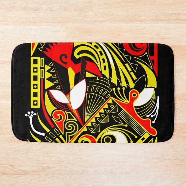 Item preview, Abstract Modern Art Red Yellow Black and White  designed and sold by Sharon Schwalbe.