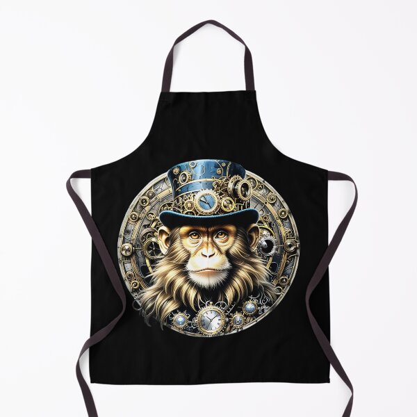 Artikelvorschau, Steampunk-Affe mit Zylinder. entworfen und verkauft von KojourinArt.