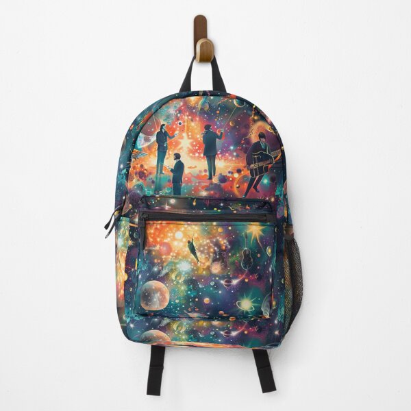 Item preview, The Beatles Cosmic Journey – Surreal Psychedelic Artwork designed and sold by PixelMuse2024.