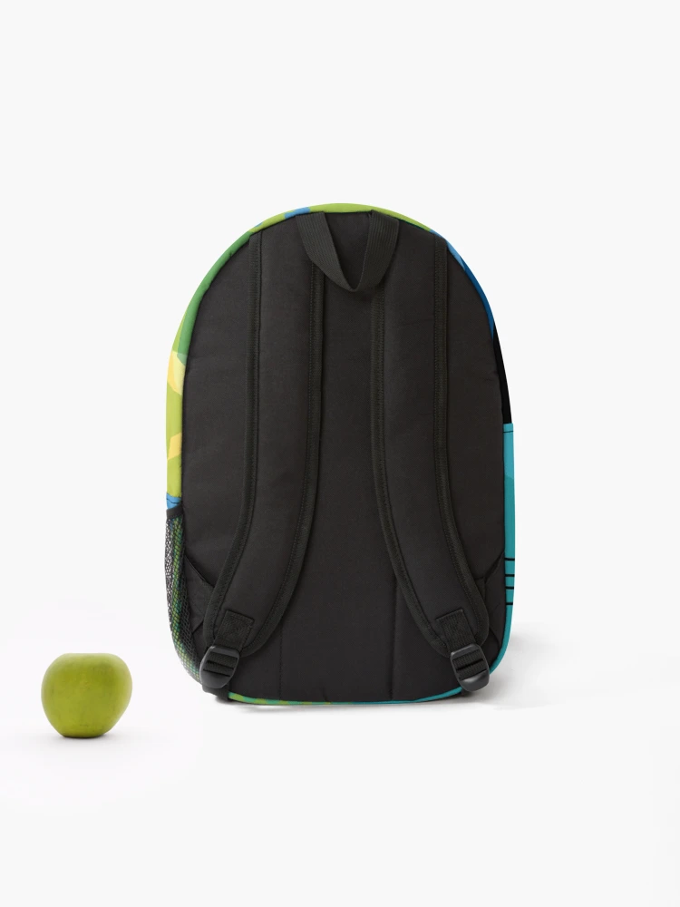 Thumbnail 2 of 3, Backpack, Abstract Color Collage designed and sold by Barbara Pixton.