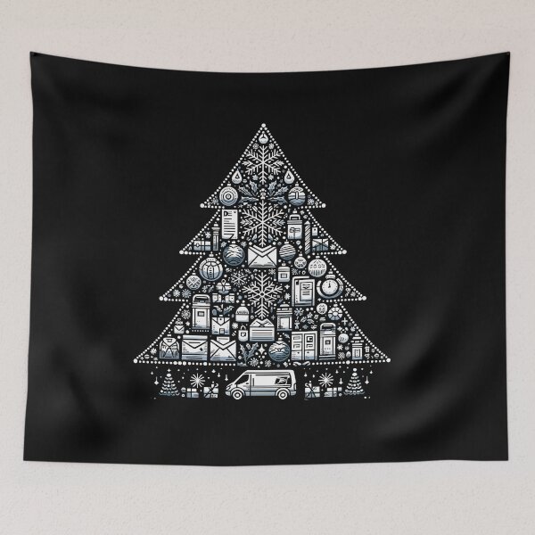 Artikelvorschau, Postangestellter Christbaumschmuck Postangestellter entworfen und verkauft von Dressed For Duty.