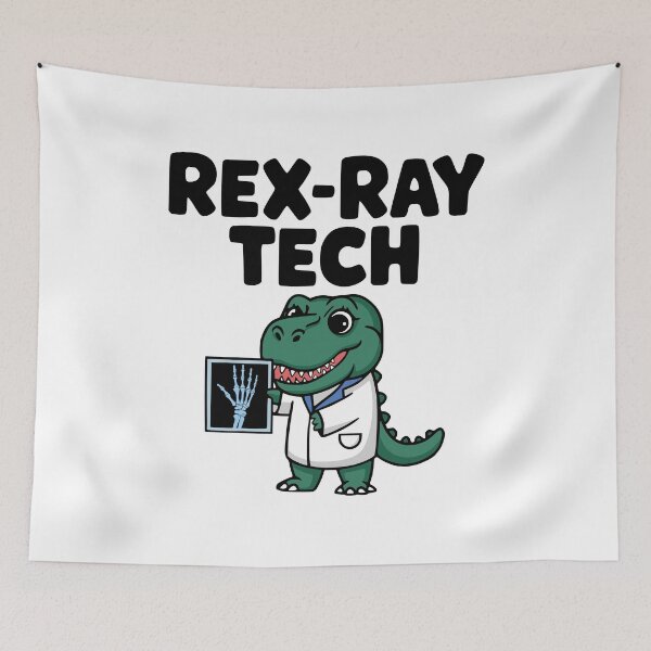 Item preview, Rex-Ray Tech! Funny Dinosaur X-ray Tech Nursing Pun designed and sold by PMCreative.