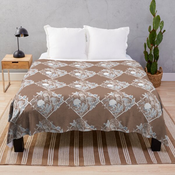 Item preview, Intricate Botanical Pattern – Mocha Mouss French Toile-Inspired  illustrator Jemma Jamie Skidmore  designed and sold by Jemma Jamie Skidmore.
