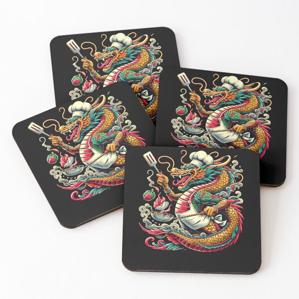 Item preview, Dragon Cooking Chef Food Fans Year of Dragon Lunar New Year designed and sold by Dressed For  Duty.