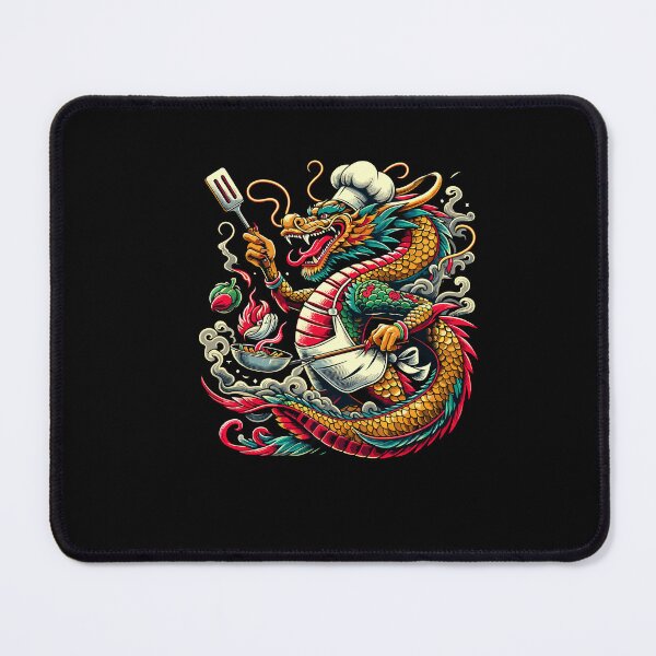 Item preview, Dragon Cooking Chef Food Fans Year of Dragon Lunar New Year designed and sold by Dressed For Duty.