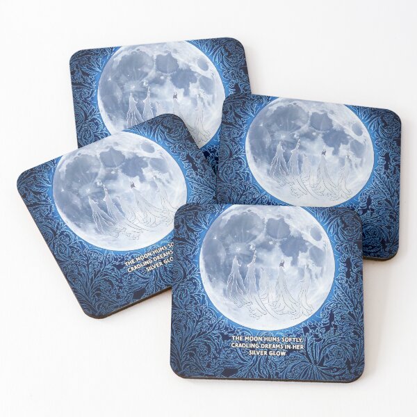 Item preview, Lunar Serenade - Poetry Fantasy Art Work designed and sold by Unwind-Art-Work.