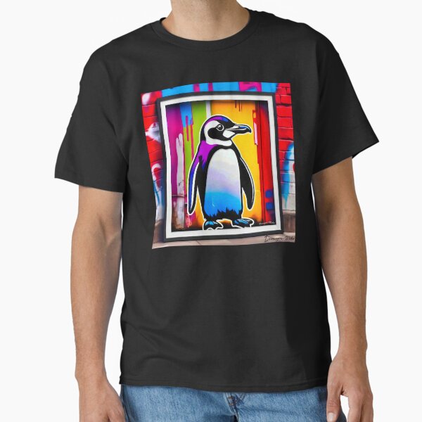 Urban graffiti street art Penguin Classic T-Shirt