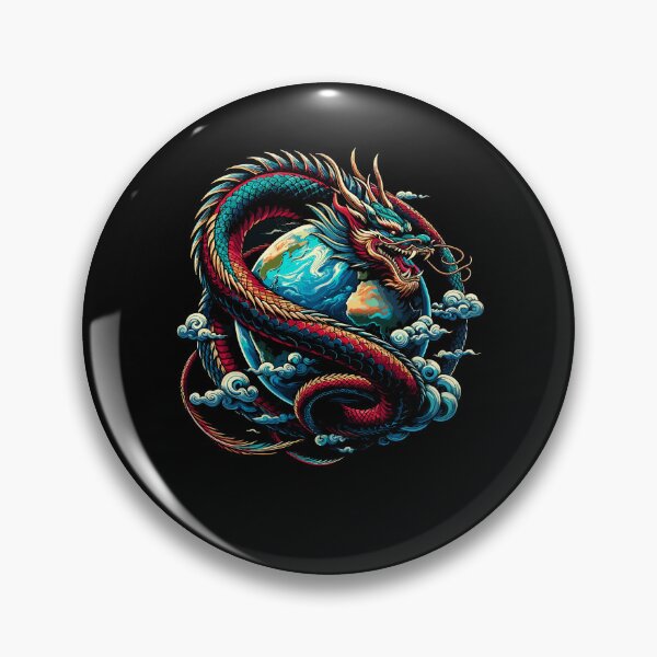Item preview, Dragon Wrapped Around Earth Year of Dragon Lunar New Year designed and sold by Dressed For  Duty.