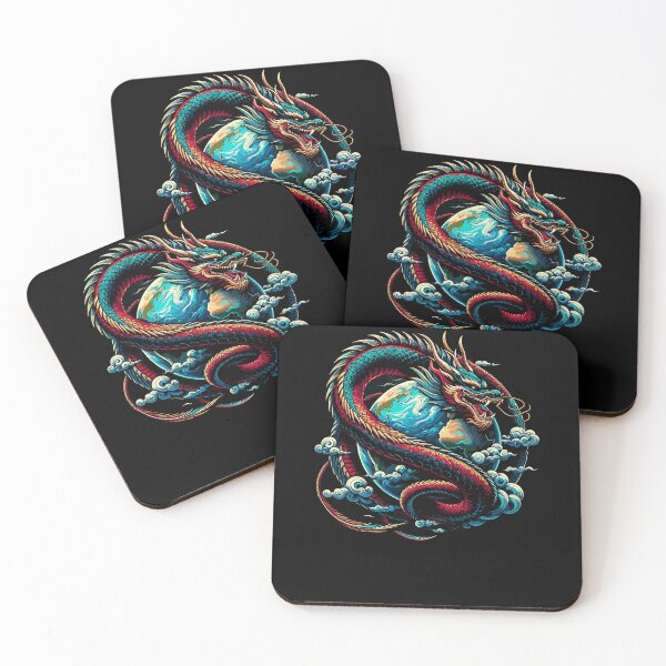 Item preview, Dragon Wrapped Around Earth Year of Dragon Lunar New Year designed and sold by Dressed For  Duty.