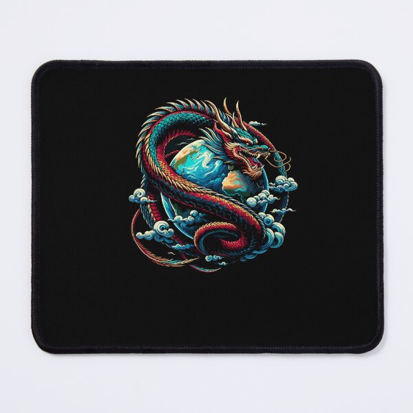 Item preview, Dragon Wrapped Around Earth Year of Dragon Lunar New Year designed and sold by Dressed For Duty.