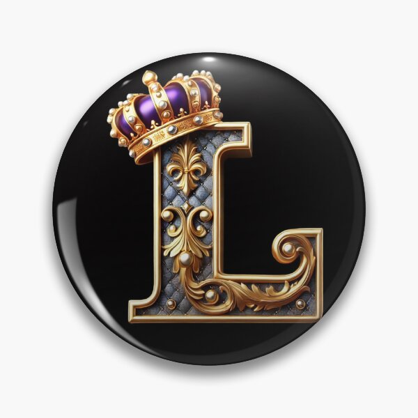 Item preview, Majestic Royal Letter L with Crown - Luxurious Design designed and sold by EpicBuy.