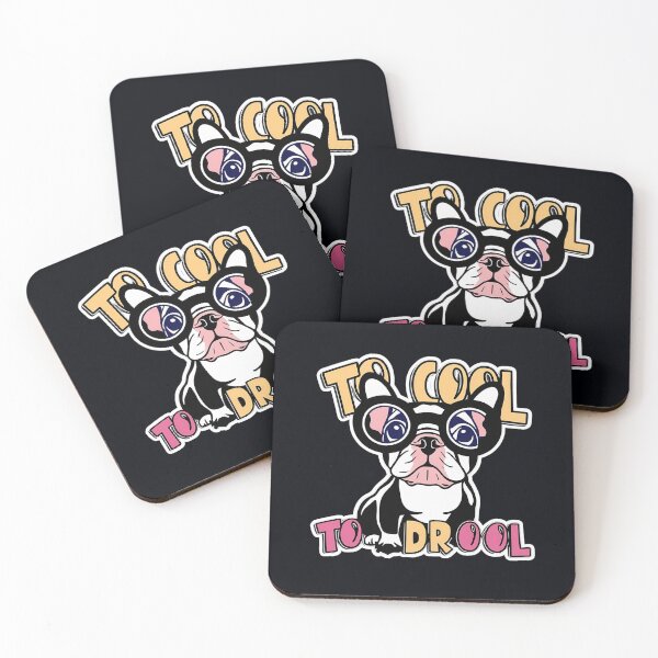 Item preview, Too Cool to Drool French Bulldog Design designed and sold by Taans-Creation.