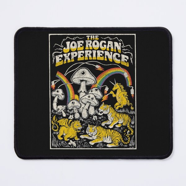 Item preview, Joe Rogan Experience Psychedelic Mushroom Tiger Unicorn Art designed and sold by Mystikos Art.