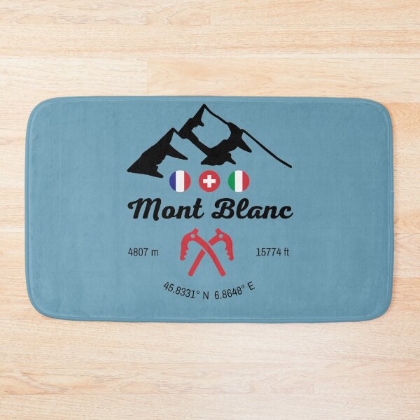 Item preview, Mont Blanc France Suisse Italie Ice Axe Altitude Coordinates designed and sold by Studio Pico.
