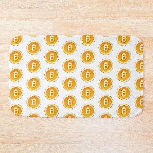 Item preview, Bitcoin coin pattern designed and sold by Never Stop Trading.
