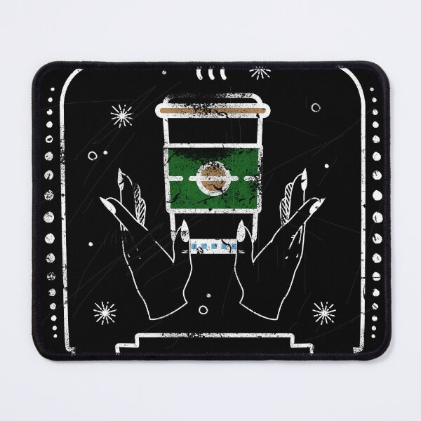 Item preview, The Coffee Funny Tarot Reading Card Crescent Moon designed and sold by AwesomeDistrict.