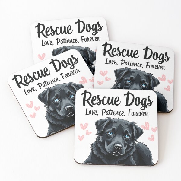 Item preview,  Rescue Dogs- Love, Patience Forever. designed and sold by bazstees54.