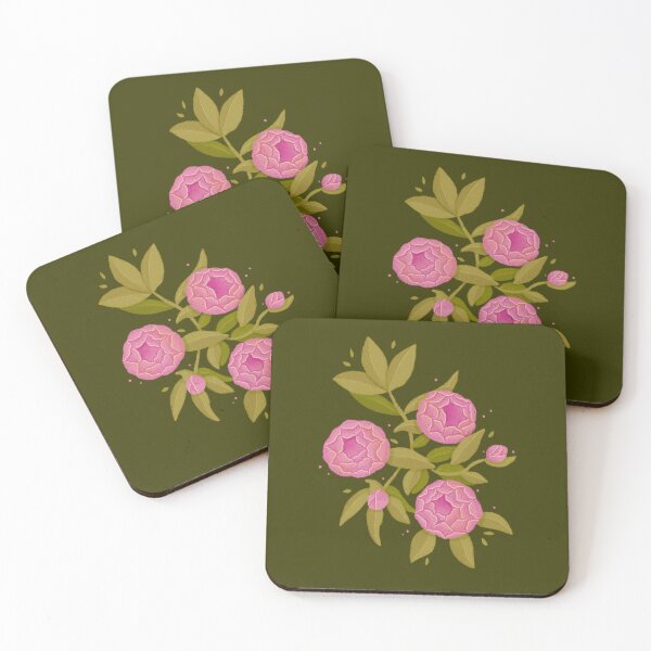 Item preview, Blooming peonies designed and sold by Artpotatogirl.