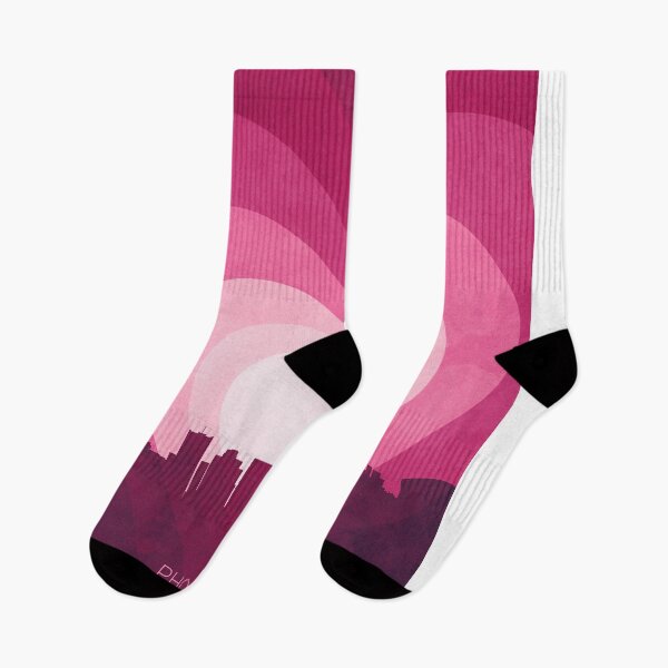 Item preview, Phoenix Arizona Skyline Hearts Pink designed and sold by ArtPrints.