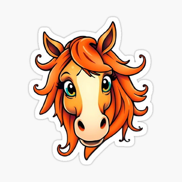 Item preview, Cute Cartoon Horse  designed and sold by SMLThreads.