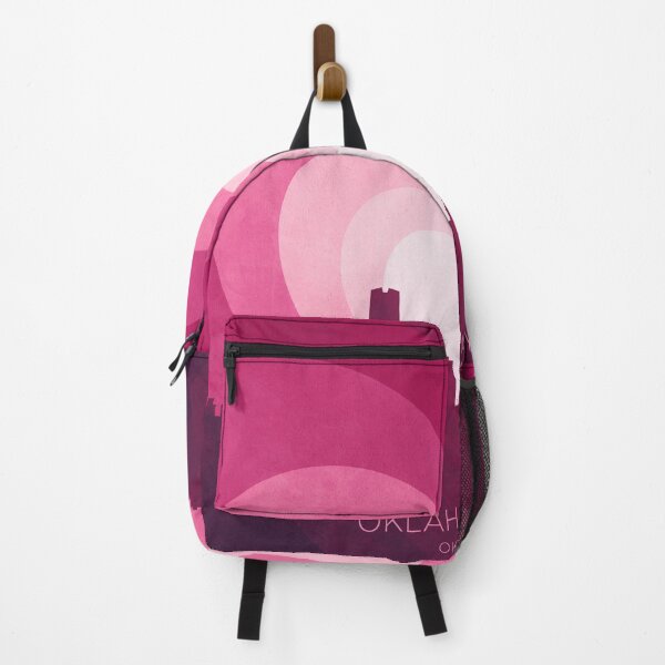 Item preview, Oklahoma City Skyline Hearts Pink designed and sold by ArtPrints.