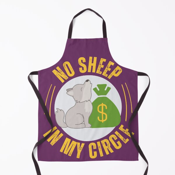 Item preview, No Sheep in My Circle - Wolf and Money designed and sold by MALIKABO.