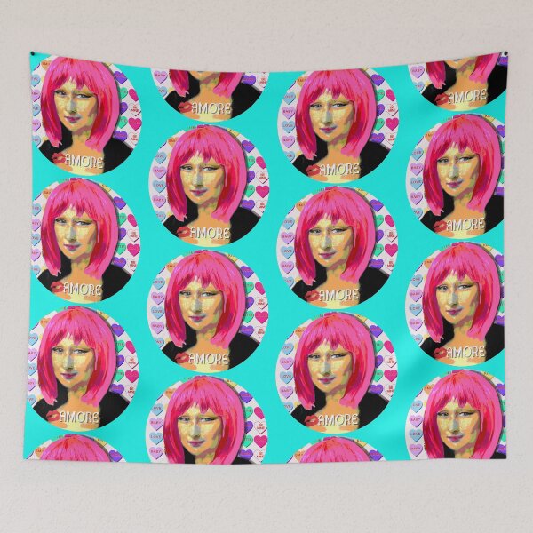 Item preview, Happy Valentines Day Mona Lisa Amore Parody designed and sold by dpenn.
