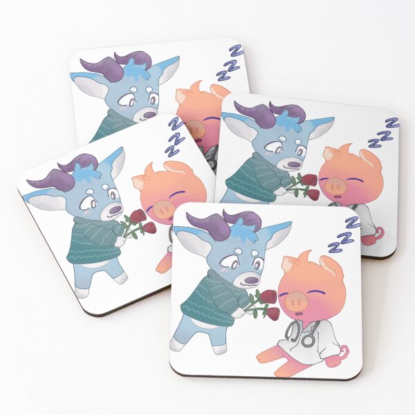 Item preview, Reed and Oinku Animal Crossing (no background) designed and sold by MyHanyPanySaint.