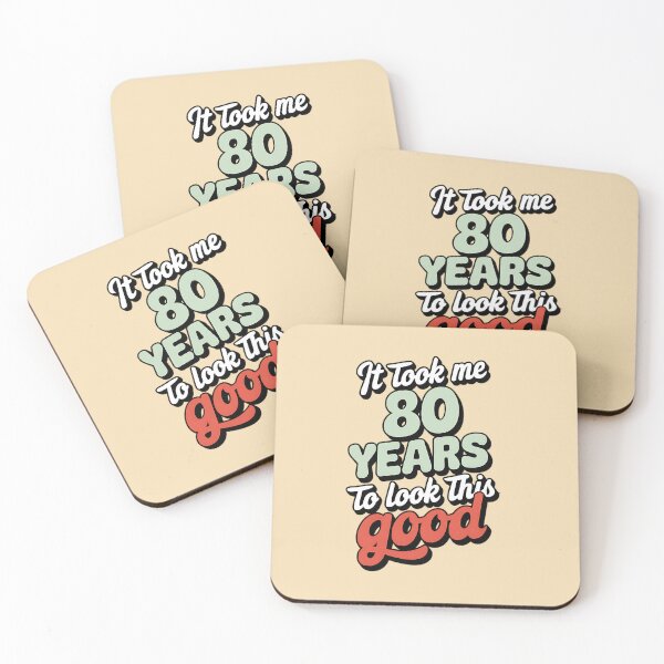 Item preview, Retro 80th Birthday Humor Design designed and sold by TeeGrit.