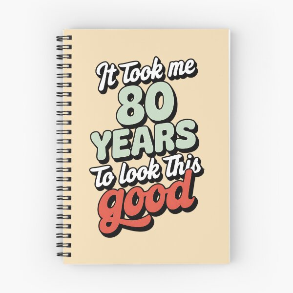 Artikelvorschau, Retro 80. Geburtstag Humor Design entworfen und verkauft von TeeGrit.