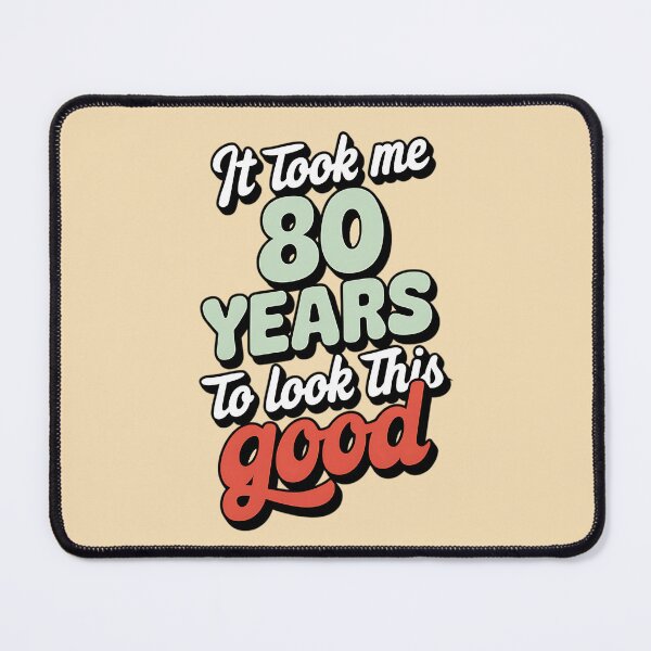 Item preview, Retro 80th Birthday Humor Design designed and sold by TeeGrit.