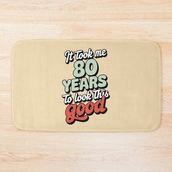 Item preview, Retro 80th Birthday Humor Design designed and sold by TeeGrit.