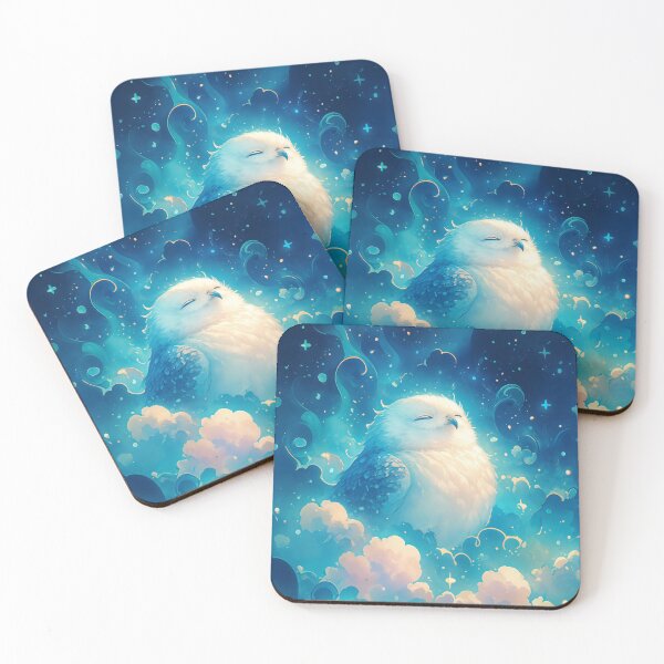 Item preview, Dreaming Owl in a Cosmic Slumber designed and sold by AshiraCreations.