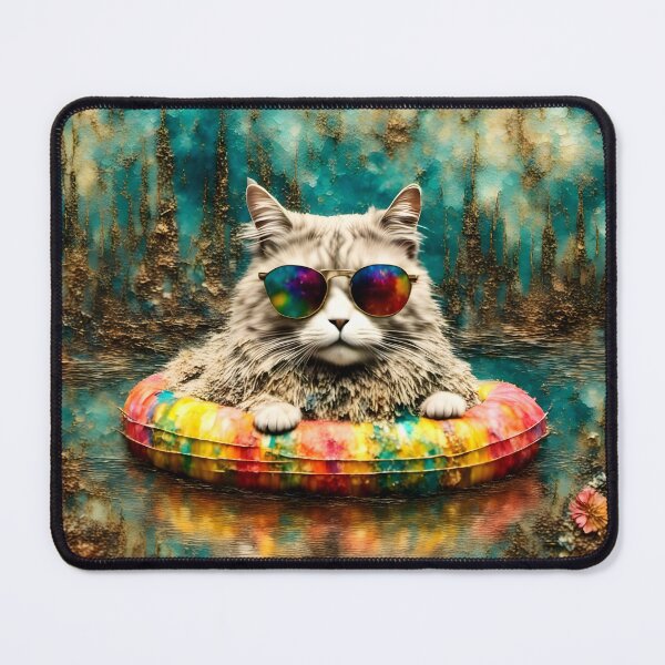 Item preview, Kitty on a Float Trip designed and sold by Angelandspot.