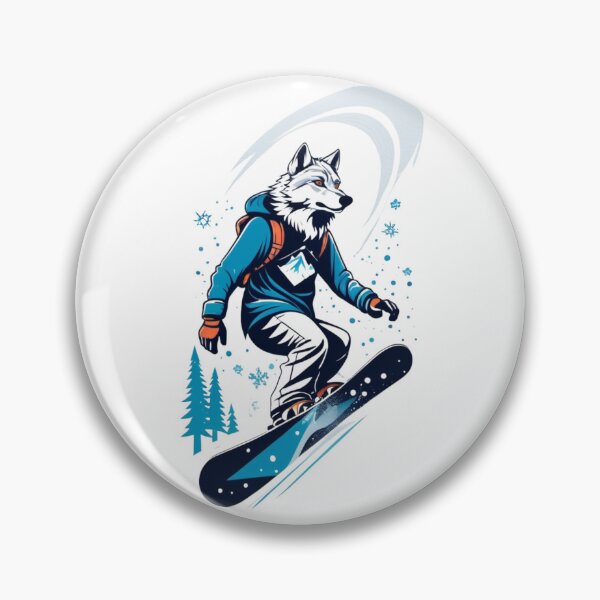 Item preview, Snowboarding Wolf designed and sold by HorizonStores.
