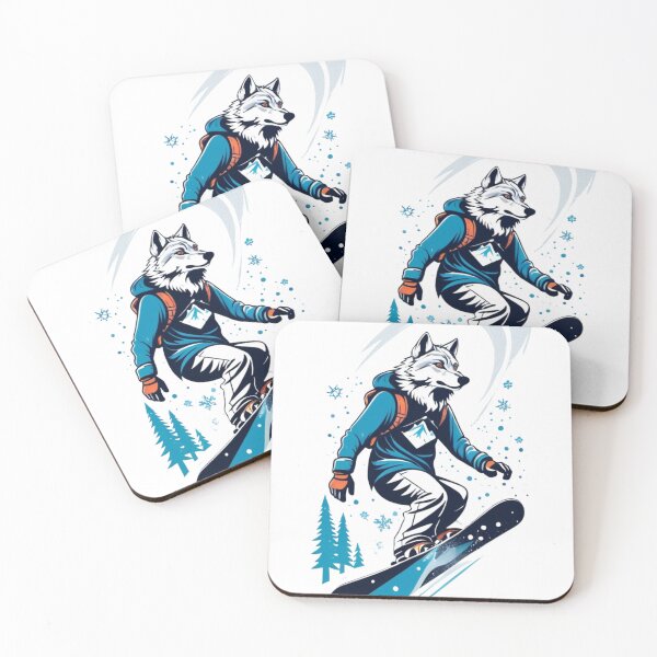 Item preview, Snowboarding Wolf designed and sold by HorizonStores.