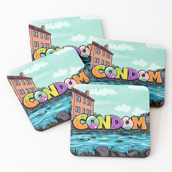 Item preview, Condom town graffiti designed and sold by GasconyPassion.