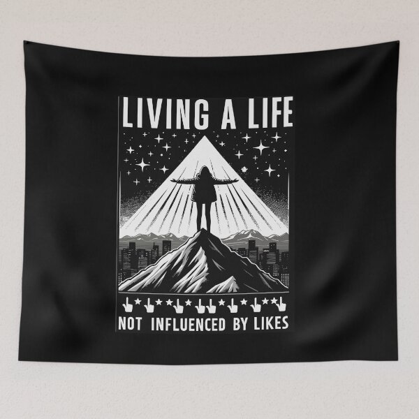 Item preview, Living A Life, Not Influenced By Likes Influencer Culture designed and sold by Dressed For  Duty.