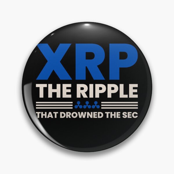 Item preview, XRP - The Ripple that drowned the SEC | Funny crypto joke designed and sold by Mobius Spot Collective.