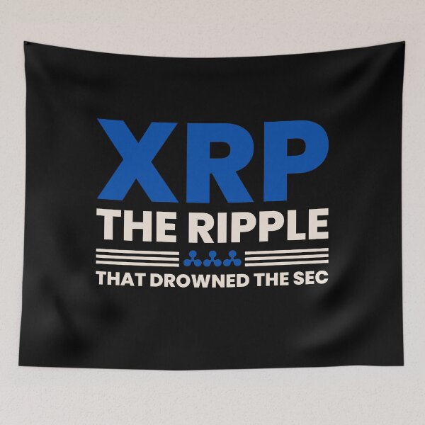 Item preview, XRP - The Ripple that drowned the SEC | Funny crypto joke designed and sold by Mobius Spot Collective.