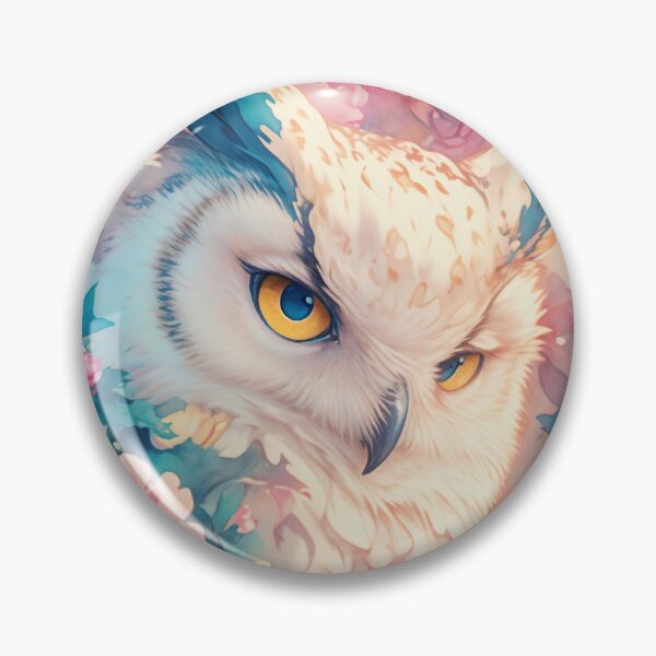 Item preview, Elegant Owl Among Radiant Flowers designed and sold by AshiraCreations.