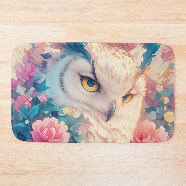 Item preview, Elegant Owl Among Radiant Flowers designed and sold by AshiraCreations.